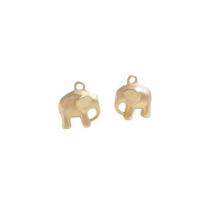 Dijes de Elefante Chapados en Oro, Aleación de Zinc, Lindos Colgantes de Animales, Joyería Unisex, Dije de Regalo - Product Image 6