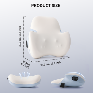 LIANDA BC-093 neue beheizte und 3 Geschwindigkeit einstellbare Memory Foam elektrische Massage Lendenwirbel stütz kissen - Product Image 5