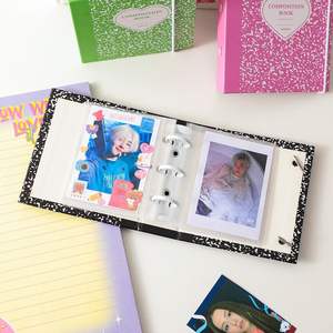 <span class=keywords><strong>3</strong></span> بوصة إنز النسخة الكورية من الحجر نمط ثلاث فتحات فضفاضة ورقة فتاة ثلاثة بوصة ألبوم بطاقات صغيرة - Product Image 5