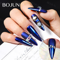 Poudre chromée liquide effet miroir magique Bojun série MBJ, 14 couleurs, effet aurore sirène, pour nail art, sans TPO, MSDS, vente en gros directe usine