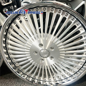 ล้อฟอร์จ ขอบ 5x114.3 สีทองปัดเงา สีเงิน ขอบเว้า สำหรับรถกระบะ ขนาด 24 นิ้ว - Product Image 5