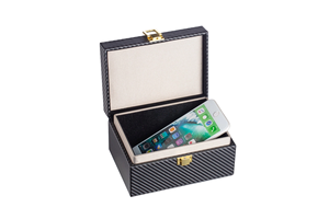 Porte-clés Faraday Cage pour clés de <span class=keywords><strong>voiture</strong></span> antivol bloquant le signal d'entrée sans <span class=keywords><strong>clé</strong></span> avec sac en cuir Serrure à <span class=keywords><strong>clé</strong></span> de <span class=keywords><strong>voiture</strong></span> sûre et sécurisée - Product Image 3