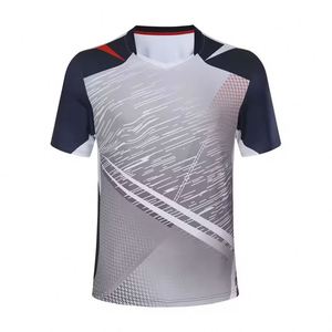 High Quality Sport Shirt Custom Sublimation Polyester Tennis Tops Fashion Breathable Quick Dry <b>Badminton</b> Jersey - Product Image 2