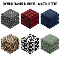Nouvelle Arrivée Excellente Qualité Vente en Gros Couverture Noire Brillante en Flanelle Polaire Douce et Abordable