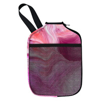Sac de raquette de pickleball en tissu de plongée Changfu 170, housse de protection pour tennis de table, portable, extérieur, peinture abstraite éclaboussée, nouveauté