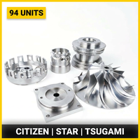 Piezas de Aluminio CNC Personalizadas 6061 7075, Fresado y Torneado de Precisión, Impulsor, Disco de Freno, Base para Robot EV, 0.002mm, Citizen Star Tsugami