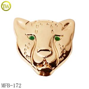 Giacca su misura bottoni occidentali placcato oro goffrato logo borchie in metallo cucito con gambo bottoni <span class=keywords><strong>per</strong></span> <span class=keywords><strong>cappotto</strong></span> - Product Image 4