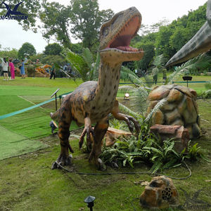 Estatua de Raptor de tamaño real en la vida real Velociraptor <span class=keywords><strong>Dino</strong></span> 2024 para Animatronic Dinosaur Park - Product Image 1