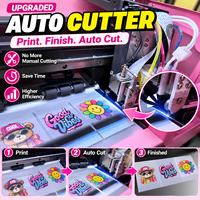 Imprimante DTF 13 pouces XP2 avec découpe automatique, impression hors ligne et circulation d'encre blanche pour T-shirts