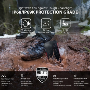 2024 bán buôn ulefone armor X3 điện thoại gồ ghề, 2GB + 32GB, Pin 5000mAh, kép trở lại máy ảnh & mở khóa khuôn mặt, 5.5 inch Android 9.0 - Product Image 6