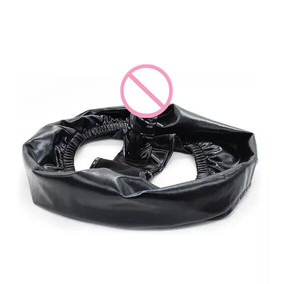 Flesh Black Strapon Dildo sin vibrador Ropa interior elástica Bragas con consolador <span class=keywords><strong>anal</strong></span> Pene <span class=keywords><strong>Plug</strong></span> Coño Masaje Cinturón de castidad - Product Image 3