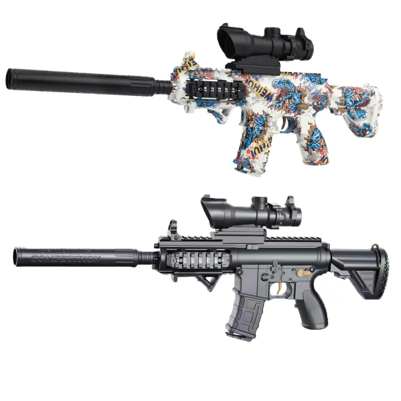 MINI M416 Fully Automatic Gun Paintball Guns Pistola De Hidrogel Water Bullets By Air Pressure Toy Guns