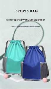 Bulk Customizable Logo Performance Water Resistant Large Capacity <b>Drawstring</b> <b>Bag</b> Durable <b>Drawstring</b> Gym Suck Outdoor Backpack - Product Image 5