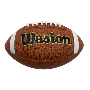 <span class=keywords><strong>Ballon</strong></span> de <span class=keywords><strong>Football</strong></span> Américain en <span class=keywords><strong>Cuir</strong></span> Composite PU Taille Officielle Taille 9 avec Logo Personnalisé - Product Image 6