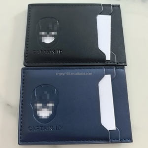 Dompet Kartu Kulit Promosi 2025, Kulit Vegan Warna-warni, Dompet Kartu Kulit Tipis dengan logo - Product Image 4