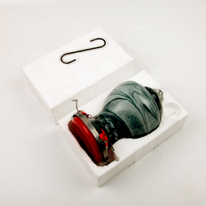 Mangeoire à colibri pour Patio extérieur grande taille 32 onces en verre soufflé à la main coloré mangeoires à oiseaux sauvages suspendues - Product Image 6