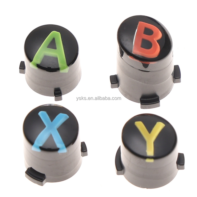 Escosn Replacement ABS Key Mod Kit for One Controller ABXY Buttons High Quality Repair Set