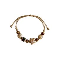 Jingdezhen Bracelet tissé en céramique haut de gamme pour femmes à la mode nouveau Style littéraire chinois meilleur ami Mori ancien cadeau de corde à la main