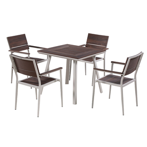Muebles de Patio Comerciales Modernos y Duraderos, Mesa de Té Cuadrada para Exteriores, Juego de Jardín para <span class=keywords><strong>Hotel</strong></span> o Villa - Product Image 1