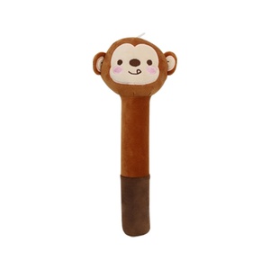 Marteau de massage créatif en forme de chien de dessin animé, mignon, en peluche super douce avec rembourrage en coton PP, pour tapotement du dos - Product Image 5