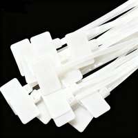2.5*100mm Nylon Câble Étiquette Cravate Réseau Câble Marque Cravate Multi-fonctionnel Zip Câble Attaches Marqueur avec Beaucoup de Couleurs