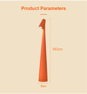 Lampu Meja Portabel Tanpa Kabel TAIKOO dengan Kontrol Sentuh, Lampu Ambient LED Gaya Nordik untuk Kamar Tidur, Lampu Malam Desainer - Product Image 2