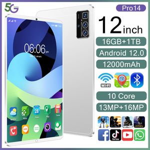 Điện cầm tay mới 2025 Mini Pad Tablet PC với 16GB RAM 1TB Rom Dual Sim và 12 inch màn hình điện thoại di động - Product Image 3