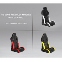 Nouveau design réglable simulateur de course de jeu support de volant et ensemble de chaises pour roue Logitech/Simagic/Moza