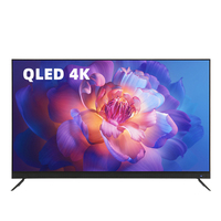 Televisor inteligente QLED 4K sin marco con retroiluminación LED
