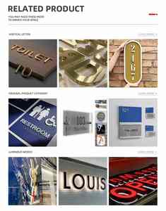 مخصصة في الهواء الطلق للماء ثنائي اللغة أدى ضوء النار علامة السلامة خروج الطوارئ بناء علامة تحذير السلامة مضيئة محددة - Product Image 4