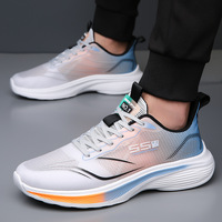 Nouvelles chaussures de sport pour hommes, toutes saisons, respirantes, légères, amortissantes, augmentant la taille, chaussures de sport décontractées pour la course à pied