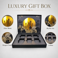 Boîte en papier rigide de luxe avec fermeture magnétique, doublure en éponge, logo embossé par estampage à chaud pour emballage cadeau de cosmétiques, parfums et articles de festival.