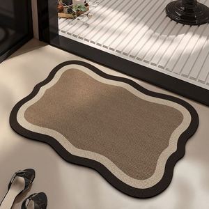 Alfombra de Baño de Diatomita de Estilo Francés Vintage, Absorbente de Agua y Antideslizante - Product Image 3