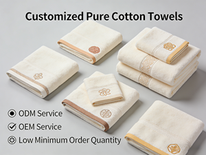 Juego de Toallas de Baño de Hotel 100% Algodón, Extra Suaves y Altamente Absorbentes, Blancas, Venta al Por Mayor para Hoteles de Cinco Estrellas y Spas, Logotipo Personalizado OEM - Product Image 3