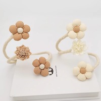 Attaches de rideaux torsadées bohèmes faites à la main sans perçage pour un look floral