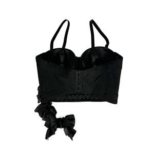 Top Halter de Moda con Diseño Floral y Flecos, Corsé Exterior con Varillas y Relleno, Estilo Primavera - Product Image 5