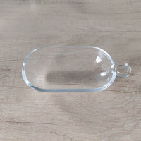 Plaquettes de silicium transparentes à pureté supérieure à 99,99 %, bacs de diffusion semi-conducteurs en quartz avec point d'anneautage 1215