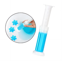 Nettoyant pour toilettes de qualité supérieure Nettoyant pour gel de fleurs Parfum durable personnalisé Rafraîchisseur d'air Tampon pour gel de fleurs de toilettes