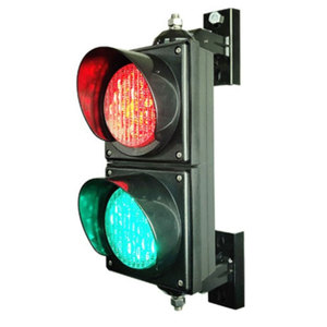 Luz de Señalización de Tráfico LED de Advertencia de Seguridad para Peatones con Control Automático Impermeable de 200 mm de Diámetro para Exteriores - Product Image 5