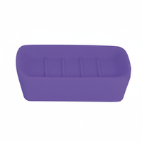 Porte-savon en céramique violet et Haïti - MSV