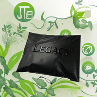 Sacs d'emballage en aluminium recyclable avec fermeture éclair, impression offset brillante, logo personnalisé, pour vêtements, t-shirts, sous-vêtements, chaussures