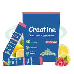 Creatina HCL Monohydrate Poudre Explosions Boisson Pré-Entraînement Suppléments Poudre D'or Pur Créatine - Product Image 1