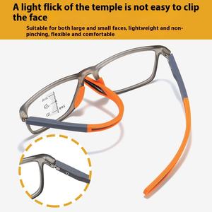 TR90 Sports Progressive HD Anti-Blue Light <span class=keywords><strong>Gafas</strong></span> de lectura Nuevo de doble propósito Multi-Focus al por mayor - Product Image 4