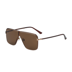 Lunettes de soleil carrées Jojo Hane, monture en métal, protection UV400, lunettes de conduite unisexes, verres bleus, pare-soleil de classe 2 - Product Image 3