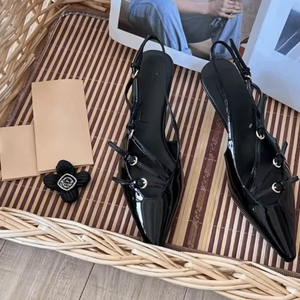 Sandalias de Lujo de Diseñador para Verano y Otoño, Cómodas, para Mujer, Personalizadas, con Tacón Alto y Fino, Punta Abierta y Talón Descubierto - Product Image 6