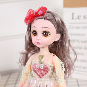 2022ขายร้อน30เซนติเมตรเพลงที่<span class=keywords><strong>น่า</strong></span><span class=keywords><strong>รัก</strong></span>ตุ๊กตา BJD กับผมยาวอุปกรณ์เสื้อผ้าที่สวยงามสำหรับสาวๆ - Product Image 6