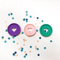 Disques de reliure en plastique mignons de haute qualité pour carnet de notes, planificateur, journal intime, reliure DIY