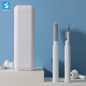 Outil de nettoyage des écouteurs pour Airpods Pro 3 <span class=keywords><strong>2</strong></span> 1 boîtier d'écouteurs Kit de nettoyage de stylo brosse propre - Product Image 1
