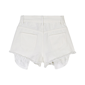 2025 Shorts estivi in Denim a vita alta Shorts in <span class=keywords><strong>Jeans</strong></span> strappati da donna da donna più venduti da donna - Product Image 4