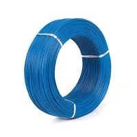 Câble d'alimentation haute tension UL1212 28AWG à un seul conducteur, isolé au PTFE, fils chauffants en nickel-cuivre pour l'électricité